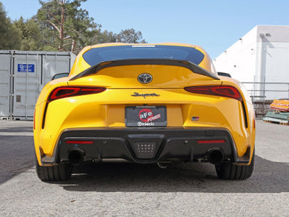 aFe POWER Takeda 2021-2023 Toyota GR Supra Base L4.1998cc  CatBack Exhaust w/ Black Tips