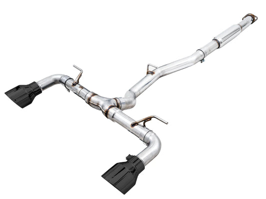 AWE Touring Edition Cat-Back Exhaust- Diamond Black Tips