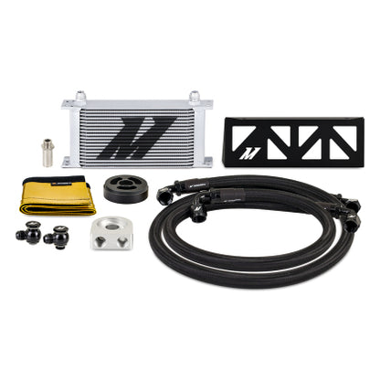 Mishimoto Oil Cooler Kit Thermostatic - (Black / Silver)