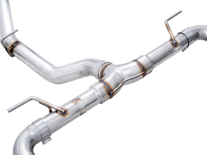 AWE Track Edition Cat-Back Exhaust- Diamond Black Tips