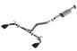 Borla S-Type Catback Exhaust - Black Chrome Tips